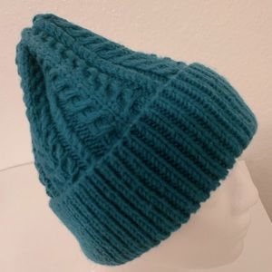 winter hat, bright blue,handmade,perfect for winter,extremely warm